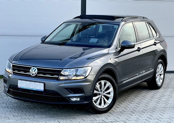 Volkswagen Tiguan cena 92999 przebieg: 159965, rok produkcji 2018 z Lędziny małe 781